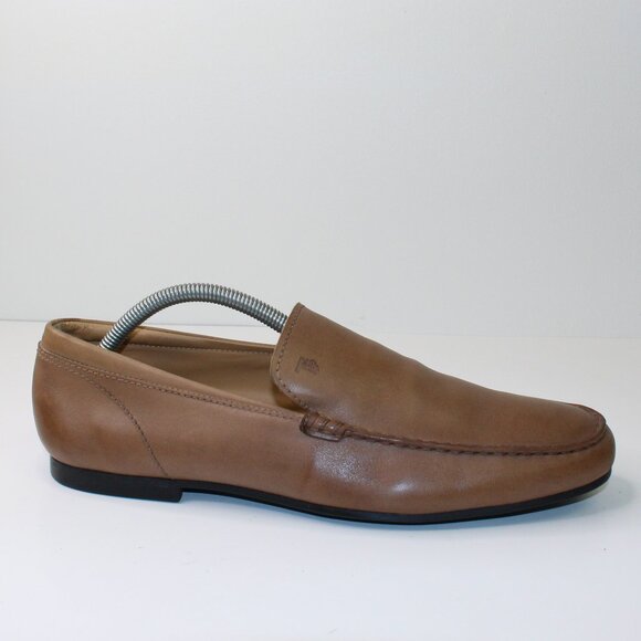 Tod's Tan Leather Slip On Loafer (8 US) - Picture 1 of 10